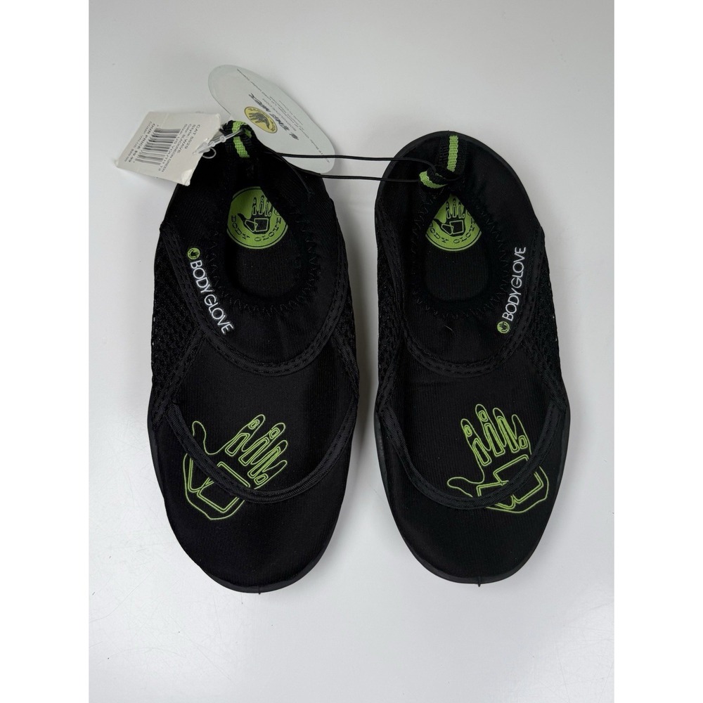 Body Glove BOY'S GIRL's Non Slip Water Shoes Youth Sz 12 Summer Beach Wave Black